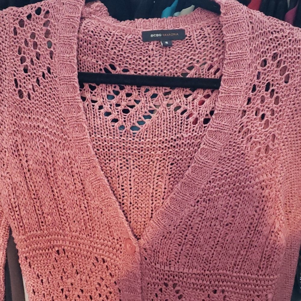 BCBG Cardigan sweater dress